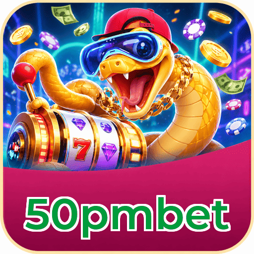 50pmbet Logo - Bônus com Rollover Justo